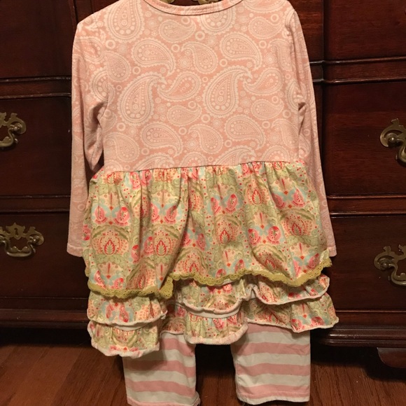 Boutique Dress and Legging Set 2-Perfect Condition - Picture 2 of 3